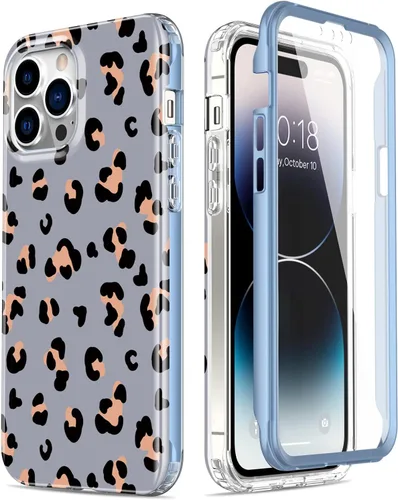 Vista 31 de Esdot Funda para iPhone 14 con Protector de Pantalla Integrado, Funda Resistente de Grado Militar con Diseños de Moda para Mujeres y Niñas, Funda
