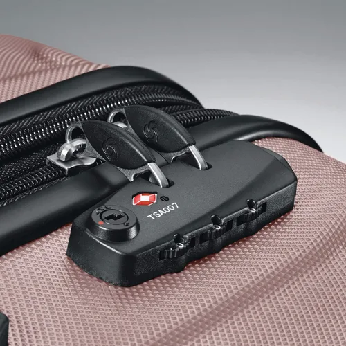 Vista 3 de Samsonite Omni PC - Maleta extensible rígida, Rosado