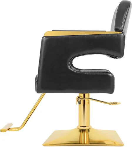 Vista 7 de Artist hand Silla de peluquero, silla de peluquería con bomba hidráulica resistente, giro de 360 grados, equipo de belleza de spa, peso máximo
