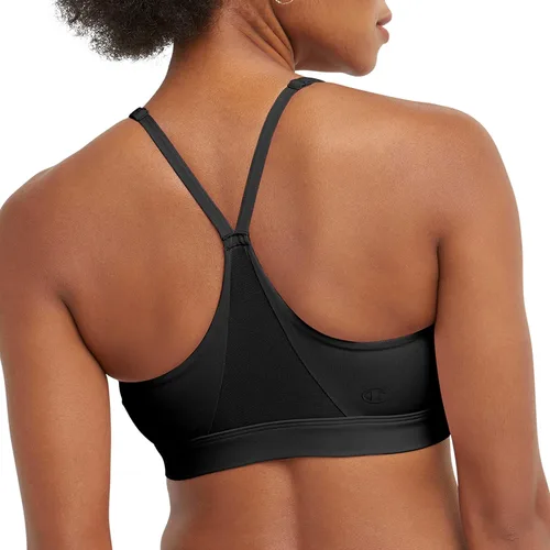 Vista 2 de Champion Brasier deportivo para mujer, suave al tacto, brasier que absorbe la humedad, brasier deportivo de soporte ligero