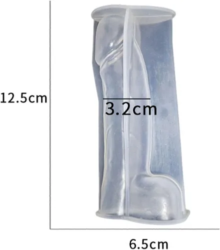 Vista 7 de Molde de silicona para hombre, molde reutilizable para velas genitales, decoración de bricolaje, herramientas para hornear para chocolate, dulces