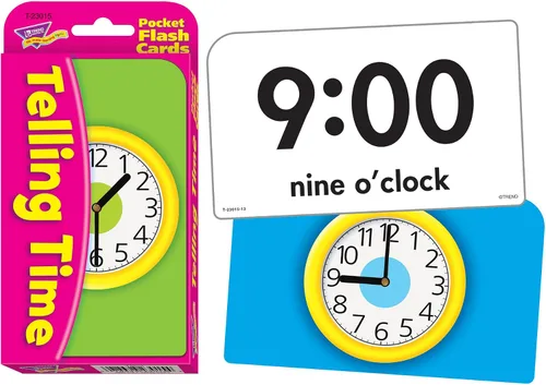 Vista 2 de Tarjetas flash de bolsillo para contar el tiempo