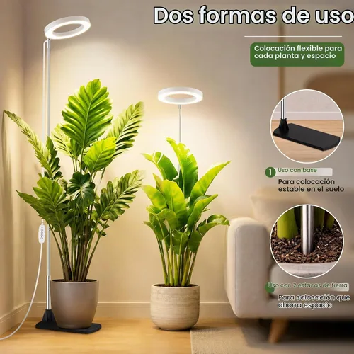 Vista 2 de Luces de cultivo para plantas de interior, luz de espectro completo de 6.3