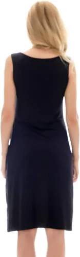 Vista 5 de Bearsland - Vestido de maternidad sin mangas para mujer con bolsillos