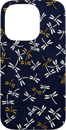 Vista 17 de Dragonflies Pattern Japanese Tombo Akitsu Case for iPhone 17