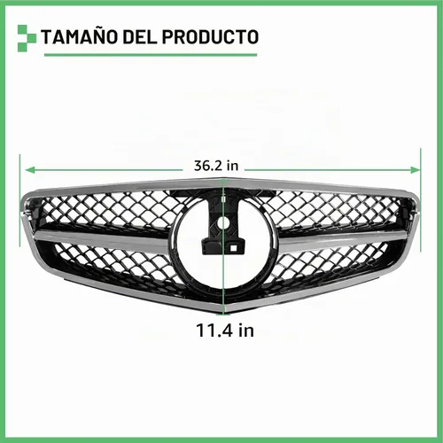 Vista 4 de Rejilla para Mercedes Benz W204 Clase C C250 C300 C350 AMG 2008