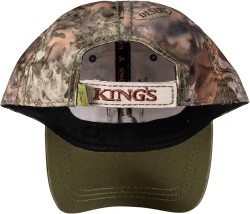Vista 2 de King's Camo Men's Distressed Logo Hat