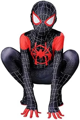 Vista 3 de ETomey Disfraz de Halloween para niños, traje de cosplay de superhéroe para niños