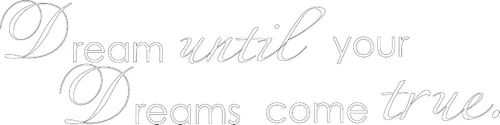 Vista 12 de Texto Dream until your dreams come true, negro, DG-DR-577