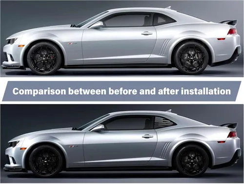 Vista 2 de CONGCONG Calcomanía de bandera estadounidense para Chevy Camaro para ventana trasera compatible con Chevy Camaro 2010-2015, calcomanía de bandera