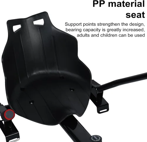 Vista 4 de Accesorio para asiento de aeropatineta, accesorio para aeropatineta, Go Kart, compatible con aeropatineta de 6.5 pulgadas, 8 pulgadas, 10 pulgadas