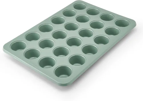 Vista 22 de KitchenAid Molde antiadherente de acero aluminizado, apto para lavavajillas, agave, 12 tazas