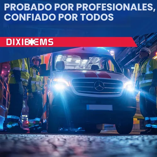 Vista 7 de Dixie EMS Dixigear Bolsa Vacía de Primer Respondedor II 10.5" x 5" x 8" - Azul