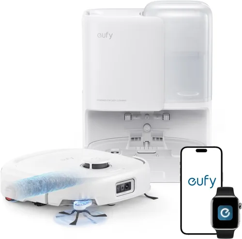 Vista 11 de eufy Omni C20 Robot Aspiradora y Trapeador Combo para Madera y Alfombra