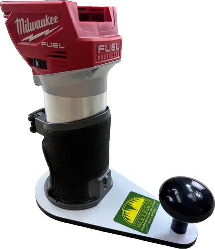 Vista 5 de Woodhaven 8325 - Placa base para Bosch Colt PR20, 0.276 in fenólica Pre-perforado, mango de desplazamiento único, 0.276 in blanco sólido fenólico