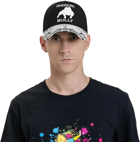 Vista 5 de American Bully Dog Hat Adjustable Baseball Cap for Men Women Dad Hat