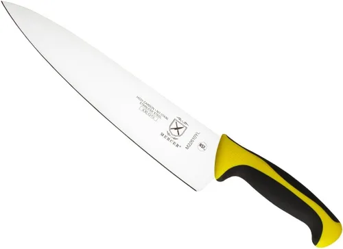 Vista 24 de Mercer Culinary Mercer Cutlery Millennia - Cuchillo de chef de 8 pulgadas, codificado por colores, juego de cuchillos de 4 piezas, alto carbono