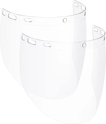 Vista 9 de NoCry Protector facial de seguridad premium para esmerilar y cortar — Visera transparente antivaho, resistente a los impactos y arnés ajustable