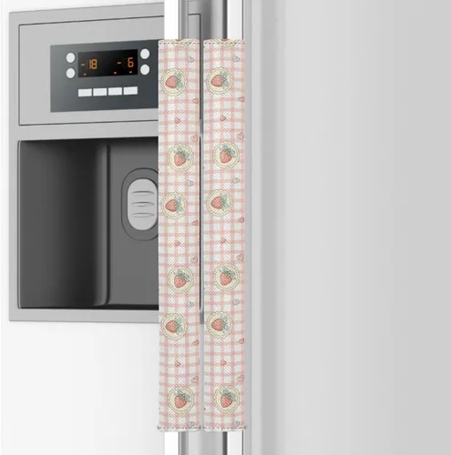 Vista 18 de Juego de 2 fundas para manija de puerta de refrigerador