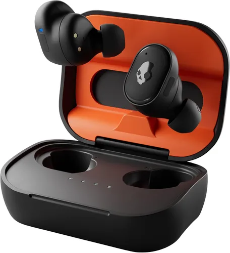 Vista 10 de Skullcandy Grind Auriculares Inalámbricos, Auriculares Bluetooth, Hasta 40 Horas de Batería, Ajuste de Aislamiento de Ruido, Micrófono para iPhone