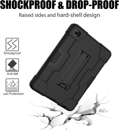 Vista 7 de Bingcok Funda para Galaxy Tab A7 Lite 8.7, resistente, resistente, de cuerpo completo, híbrida, a prueba de golpes, protección contra caídas