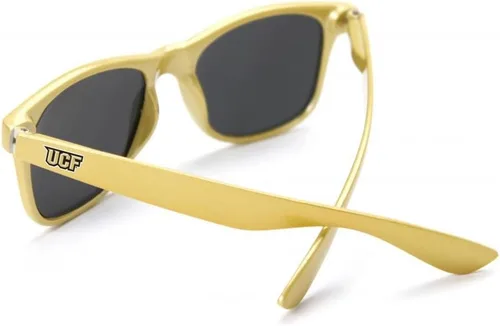 Vista 2 de Society43 Central Florida Knights - Gafas de sol, montura negra, lentes doradas