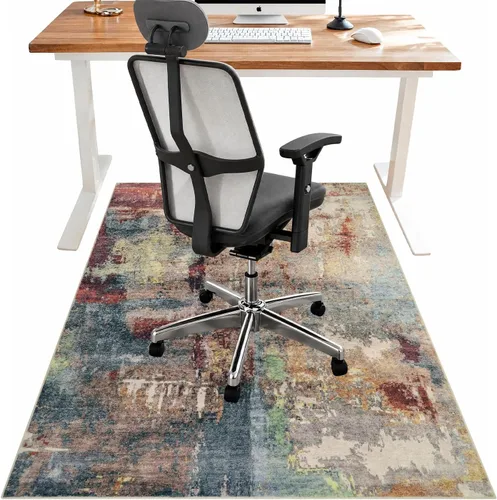 Vista 19 de Anidaroel Alfombra para Silla de Oficina para Piso de Madera Dura, Protector para Silla con Ruedas de 36"x48", Alfombra para Computadora