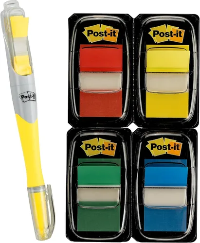 Vista 7 de Banderas adhesivas, Colores primarios variados