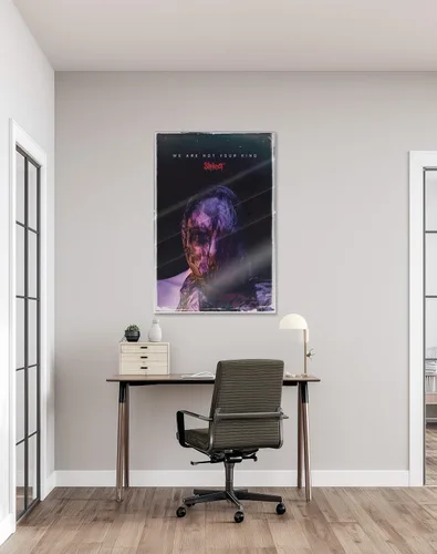 Vista 6 de Slipknot - Póster musical (We are Not Your Kind, portada del álbum, cara - máscara) (tamaño: 24 x 36 pulgadas) (póster laminado)