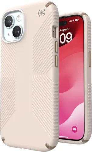 Vista 25 de Speck PRESIDIO2 PRO - Funda para iPhone 17, compatible con MagSafe, funda protectora delgada, color negro/gris pizarra/blanco