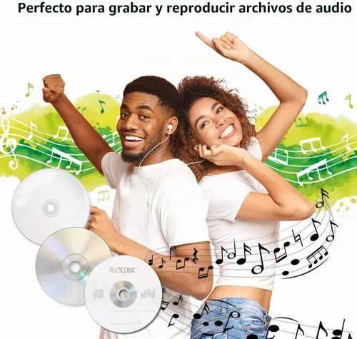 Vista 6 de CD-R 700MB 80 Minute 52x Recordable - Paquete de 100 cajas para pasteles (FFP) 631-805-BX, 100 discos