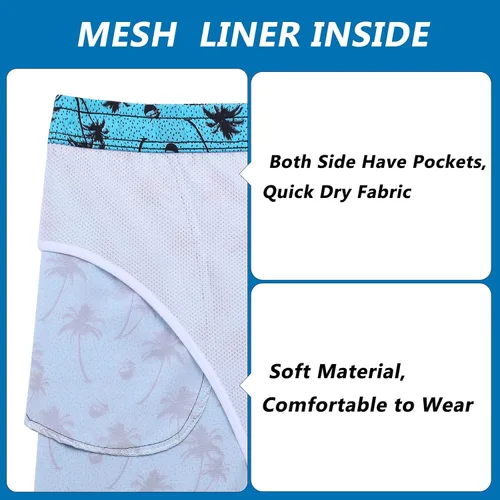 Vista 5 de ZRAKCHER Traje de baño para hombre de secado rápido traje de baño para playa