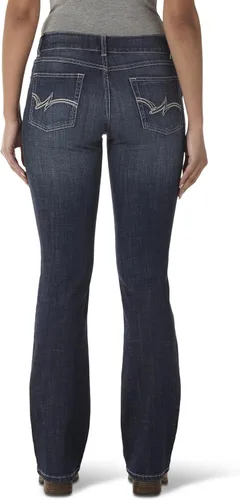 Vista 3 de Wrangler Jeans elásticos de tiro medio para mujer