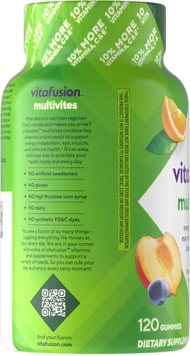 Vista 4 de Vitafusion Gomitas de vitaminas para adultos, 120