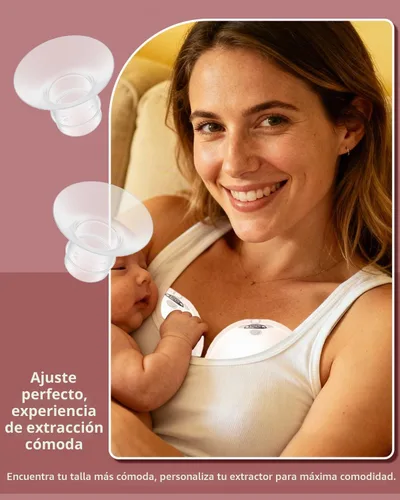 Vista 7 de 10 piezas de inserción de brida 13/15/17/19/21 * 2 piezas compatibles con Momcozy Air 1/W1/M9/M6/M5/V1 Pro/V2 Pro