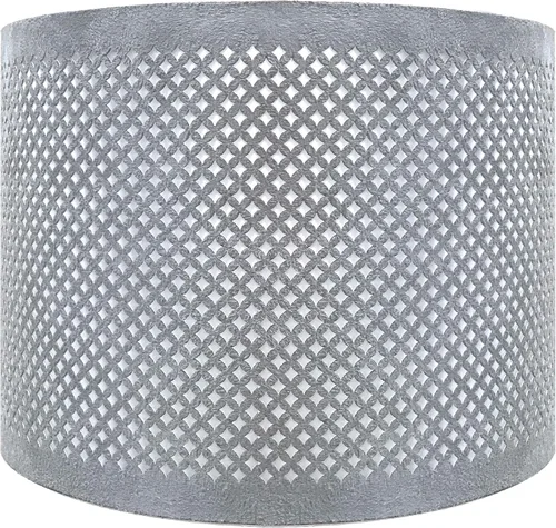 Vista 10 de Royal Designs, Inc. Do It Yourself Drum Hardback Lamp Shade with Stencil Design, UNO Drop Fitter, HB-644U-8BLK-2, Black, 8 x 8 x 8, Pack of 2 Black
