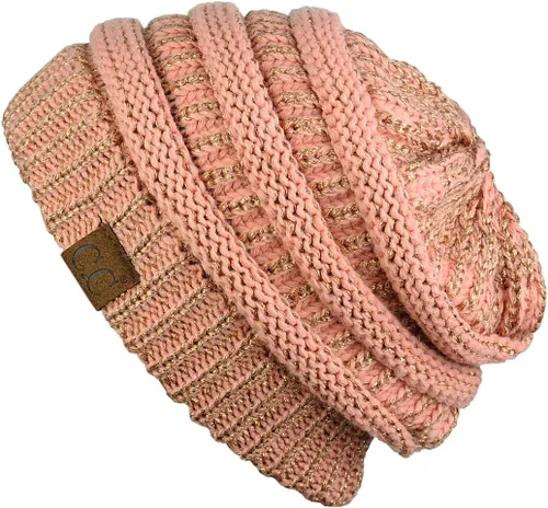Vista 646 de C.C Trendy Warm Chunky Soft Stretch Cable Knit Beanie