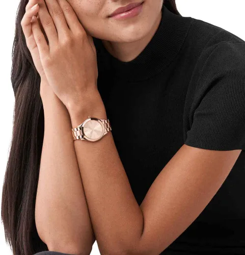 Vista 8 de Michael Kors Slim Runway - Reloj de pulsera de acero inoxidable para mujer