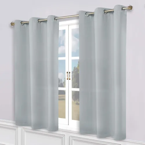 Vista 106 de Superior Cortinas Opacas, Oscurecimiento de Habitación, Dormitorio, Cortinas, Cocina, Acentos de Ventana de Sala de Estar, Bloqueo Solar, Térmico