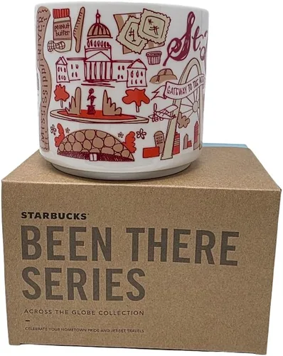 Vista 3 de Starbucks Taza de café de cerámica St. Louis Been There Series, 14 oz