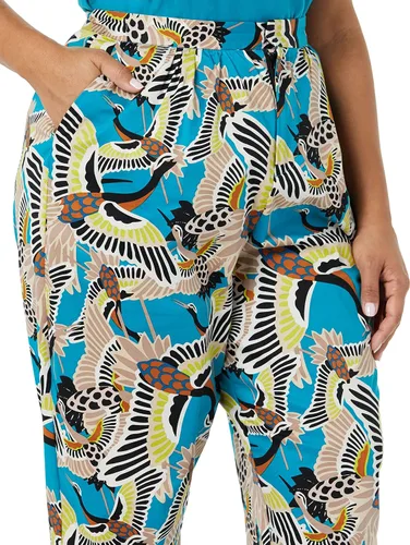 Vista 5 de TEREA Pantalones de cintura recogida Trinity para mujer