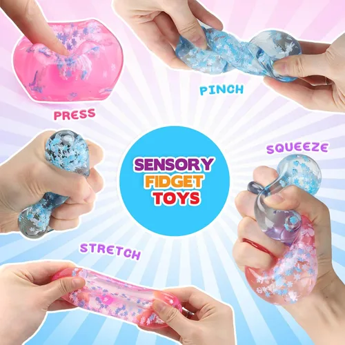 Vista 3 de Chridark Juguete Fidget Cube Stress para todas las edades: 3 piezas Sensory