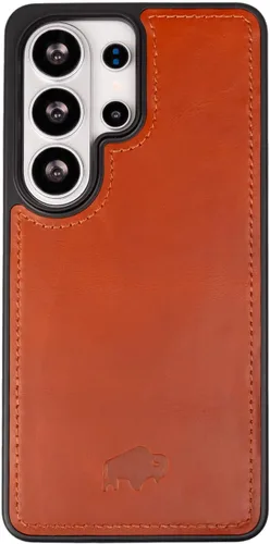Vista 28 de BLACKBROOK Funda de piel de alta calidad a presión compatible con Samsung Galaxy S24, elegante funda de cuero de grano completo con la máxima
