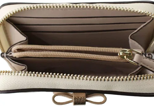 Vista 4 de Kate spade new york Wrap Party - Tarjetero pequeño con cremallera (pergaminodorado)