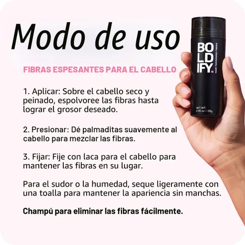 Vista 8 de BOLDIFY Fibras capilares para cabello fino, para mujeres y hombres, marrón Marrón cenizo