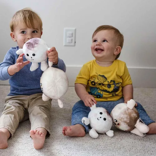Vista 8 de Celestial Buddies Pluto & Charon Buddy Peluche suave bordado de 7.5 pulgadas, 8.5 pulgadas, con divertidos datos de planetas, etiqueta para niños