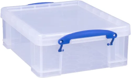 Vista 2 de Caja de 8,1 litros realmente útil, transparente