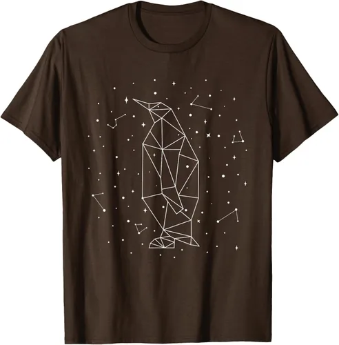Vista 9 de Sternbild Penguin Constellation Emperor Sea Bird Penguin Camiseta Negro
