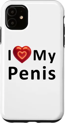 Vista 8 de Funda para iPhone 16 I Love My Penis I Heart My Penis para el día de San Valentín