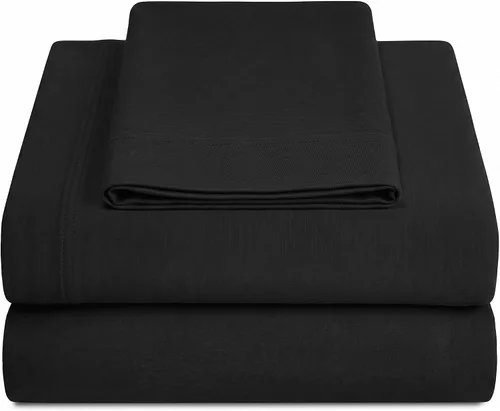 Vista 32 de Juego de sábanas Crescent Bedding de 100% algodón, extralargas, suaves y cómodas para cama de dos plazas Aqua Blue